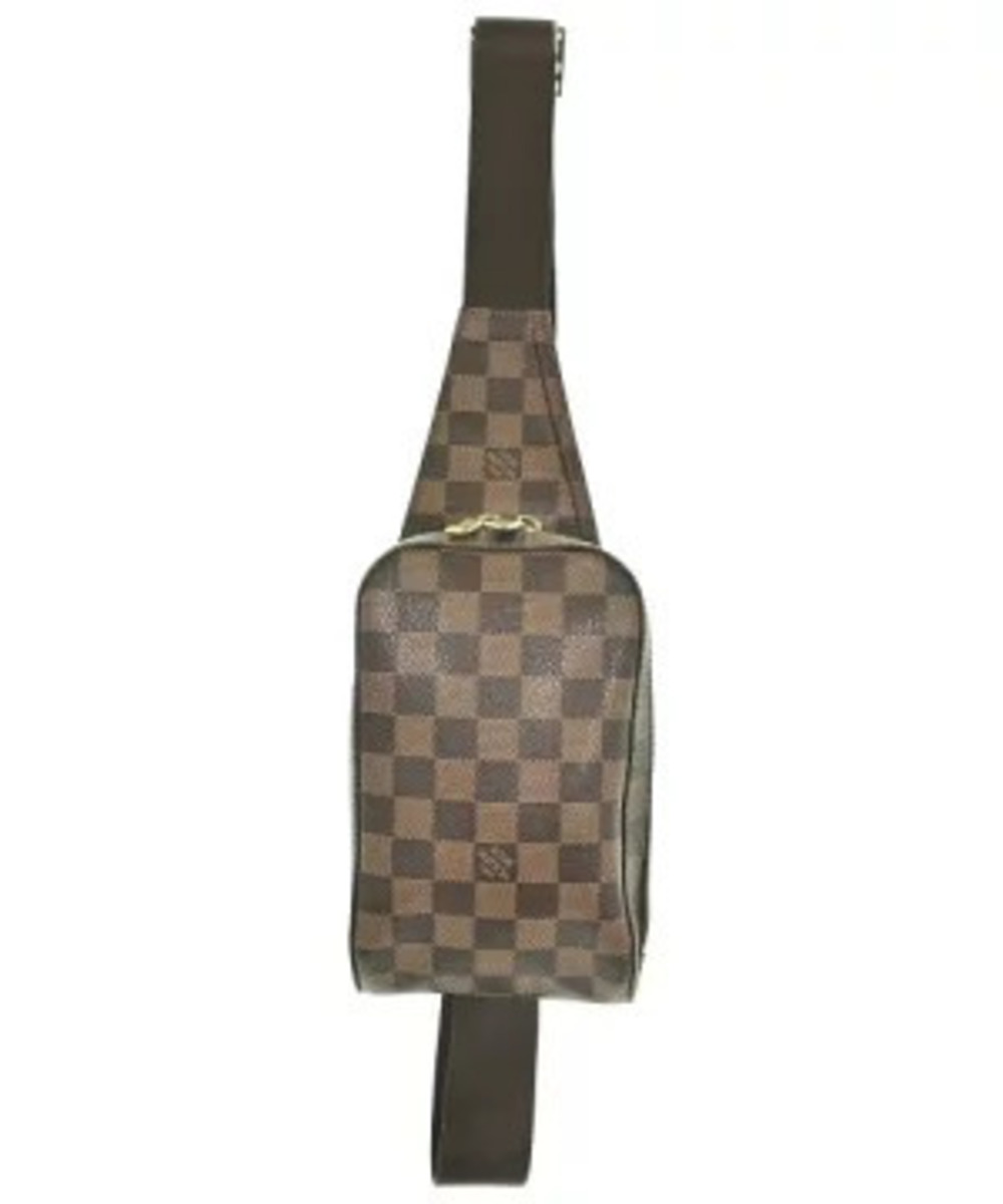 Louis Vuitton Damier Ebene Geronimos body bag brown checkerboard canvas